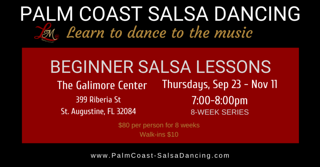 Beginner Salsa Lessons - 8-week series - Sep 23, 2021