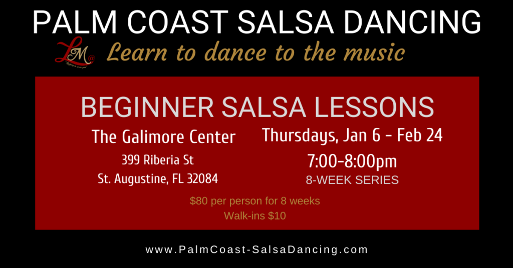 Beginner Salsa Lessons - 8-week series - Jan 6, 2022